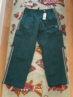 Adidas 3 Stripes Men's Cargo Trackpants Pants NWT